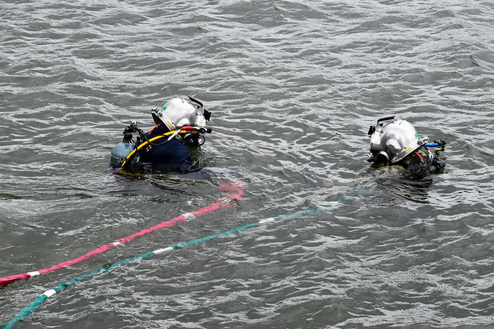 Underwater Construction Team (UCT) One Construction Dive Detachment Charlie conducts Dive Opeartions during BALTOPS 2026