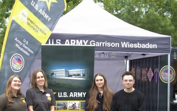 USAG Wiesbaden Local Nationals Spotlight Army Careers at Hessentag