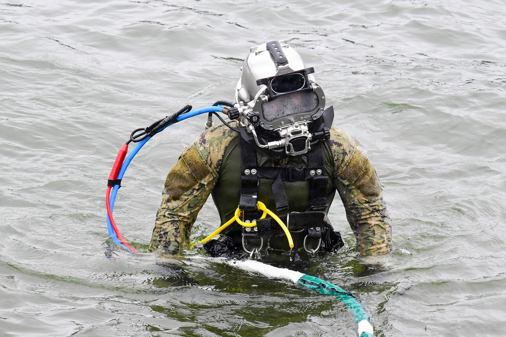 Underwater Construction Team (UCT) One Construction Dive Detachment Charlie conducts Dive Opeartions during BALTOPS 2026