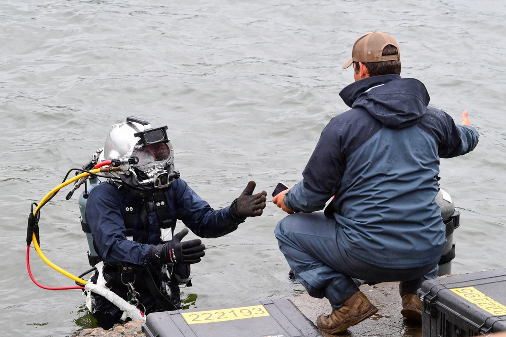 Underwater Construction Team (UCT) One Construction Dive Detachment Charlie conducts Dive Opeartions during BALTOPS 2026