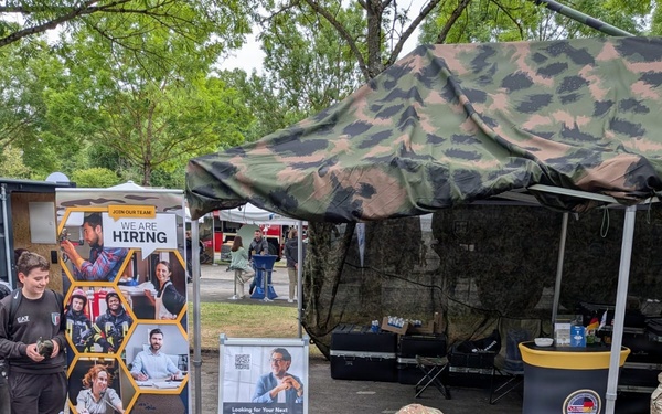 USAG Wiesbaden Local Nationals Spotlight Army Careers at Hessentag