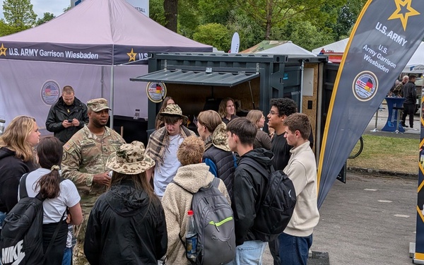 USAG Wiesbaden Local Nationals Spotlight Army Careers at Hessentag