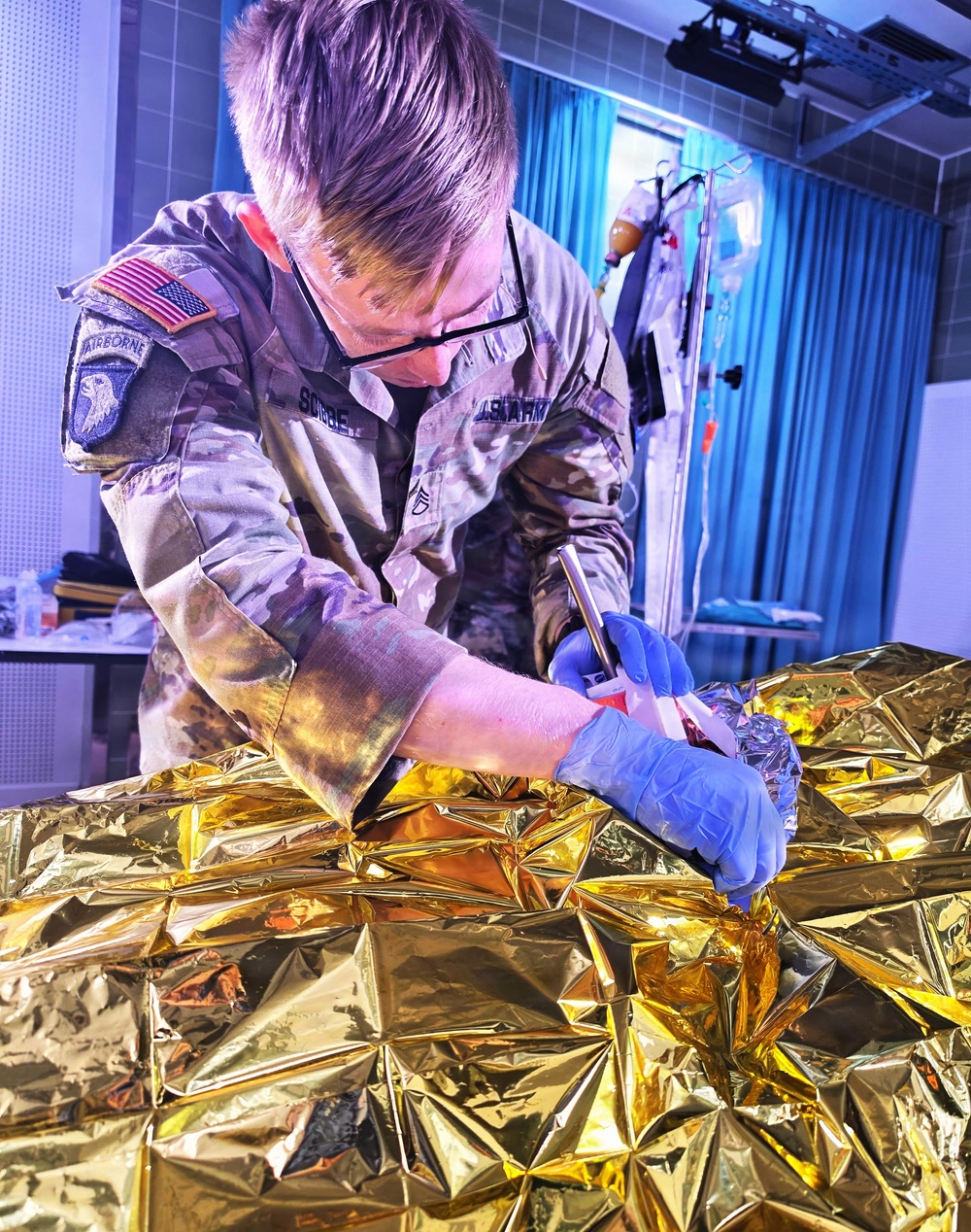 US Army Medical Department Activity Bavaria Soldiers train with Bundeswehr Special Operations Medics on Emergency Medicine skills