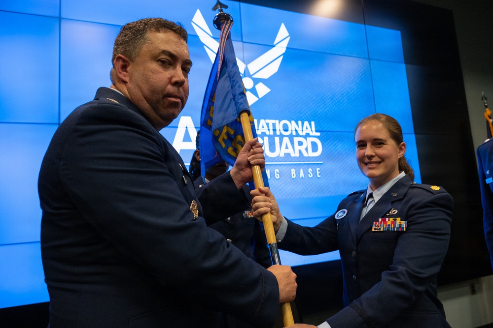 105th Civil Engineer Squadron Change of Command