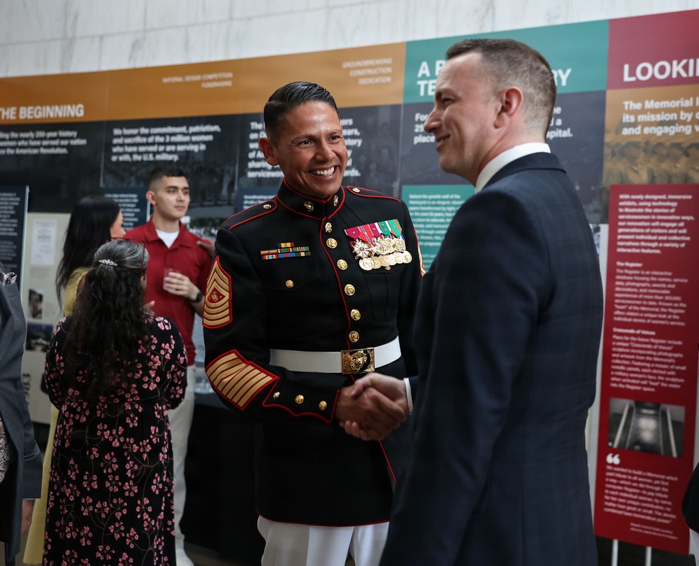Sergeant Major of the Marine Corps Hosts Author of “Terminal Lance” at Marine Barracks Washington Sunset Parade