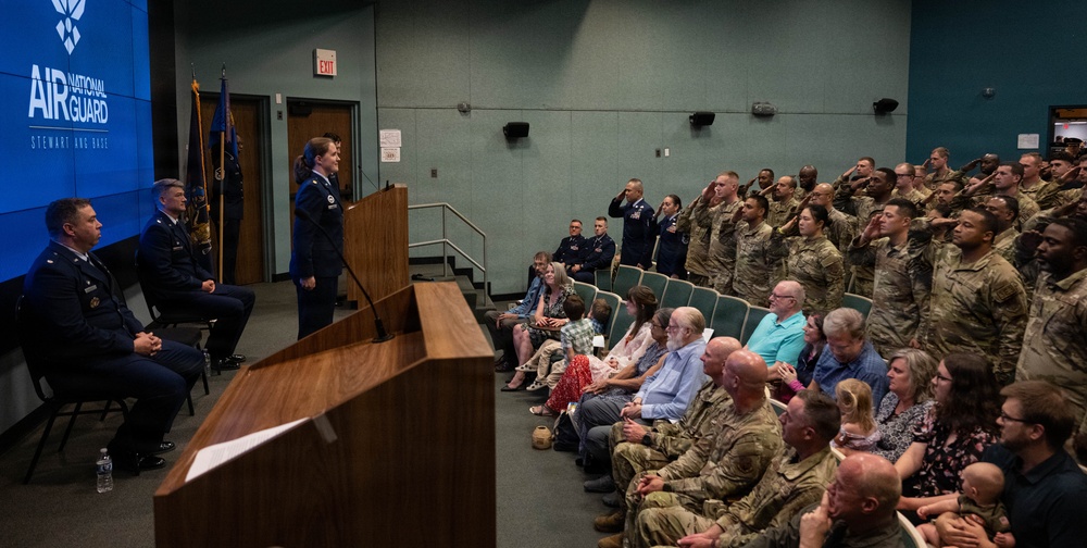 105th Civil Engineer Squadron Change of Command
