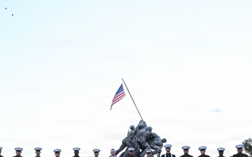 Sergeant Major of the Marine Corps Hosts Author of “Terminal Lance” at Marine Barracks Washington Sunset Parade