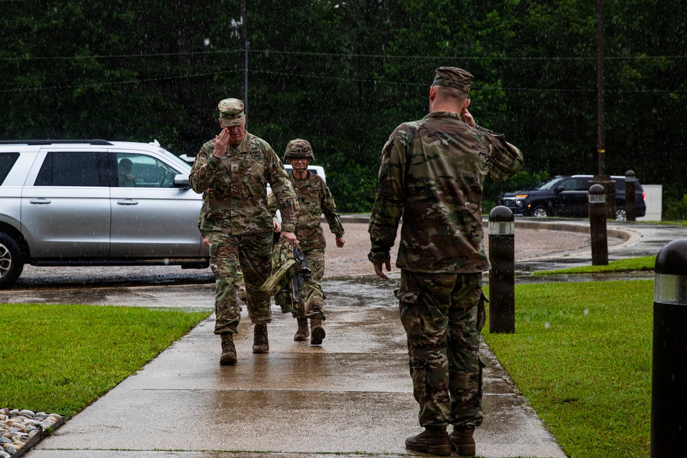 Camp Shelby Welcomes Operation Sentinel Justice Visitors to Dining Facility