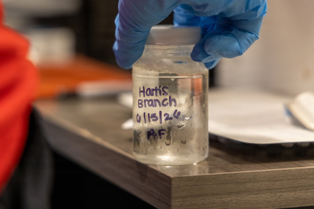 USACE Mobile District conducts E. Coli water quality testing at Carters Lake