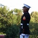Sergeant Major of the Marine Corps hosts author of "Terminal Lance" at Marine Barracks Washington Sunset Parade