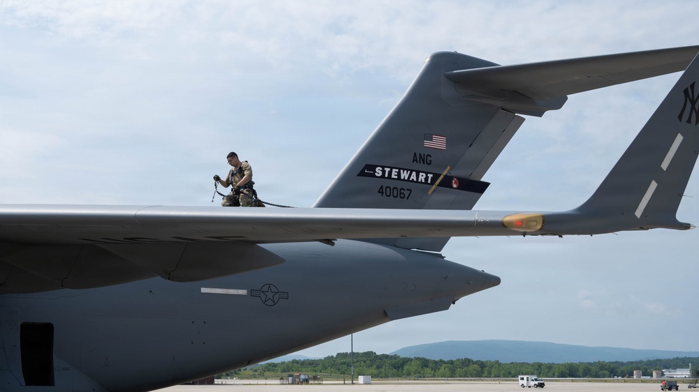 Maintenance operations with the 105th AMXS