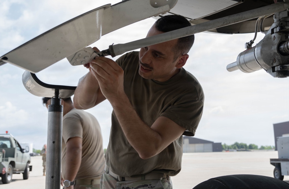 Maintenance operations with the 105th AMXS