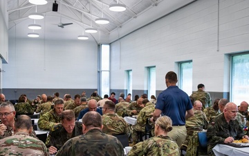 Camp Shelby Welcomes Operation Sentinel Justice Visitors to Dining Facility