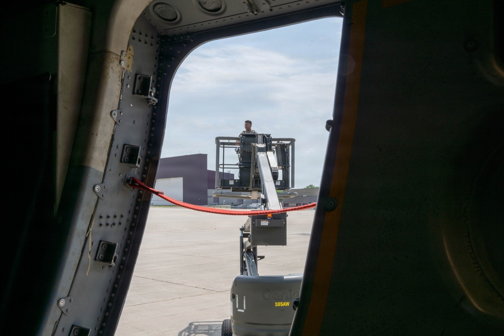 Maintenance operations with the 105th AMXS