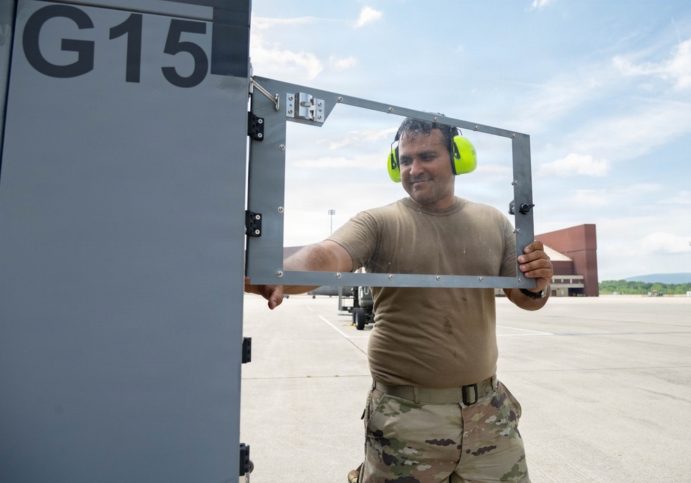 Maintenance operations with the 105th AMXS