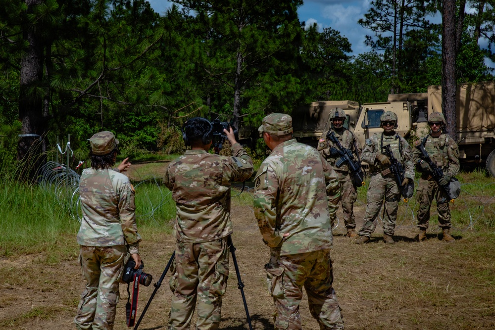 302nd Mobile Public Affairs Detachment at Operation Sentinel Justice