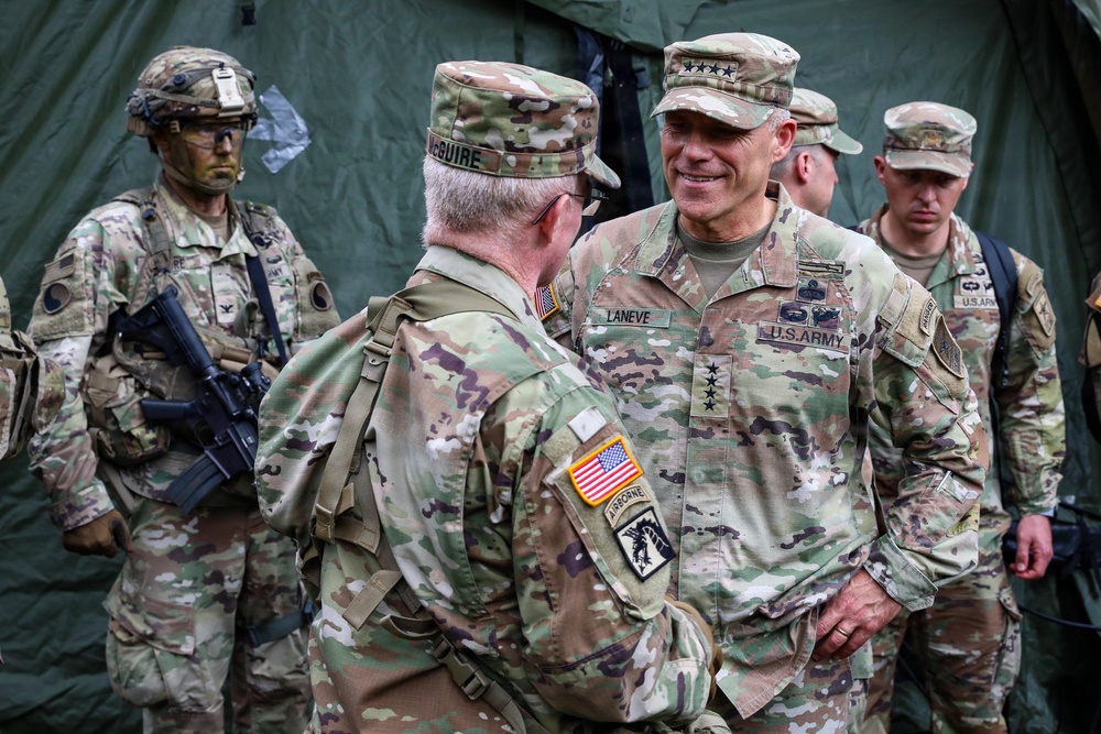 Senior Army leaders visit Normandy Brigade at JRTC