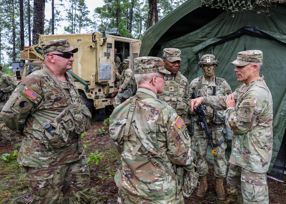 Senior Army leaders visit Normandy Brigade at JRTC