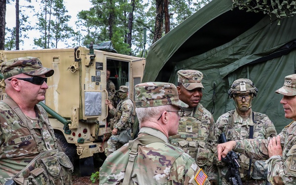 Senior Army leaders visit Normandy Brigade at JRTC