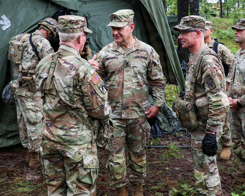 Senior Army leaders visit Normandy Brigade at JRTC