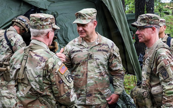 Senior Army leaders visit Normandy Brigade at JRTC