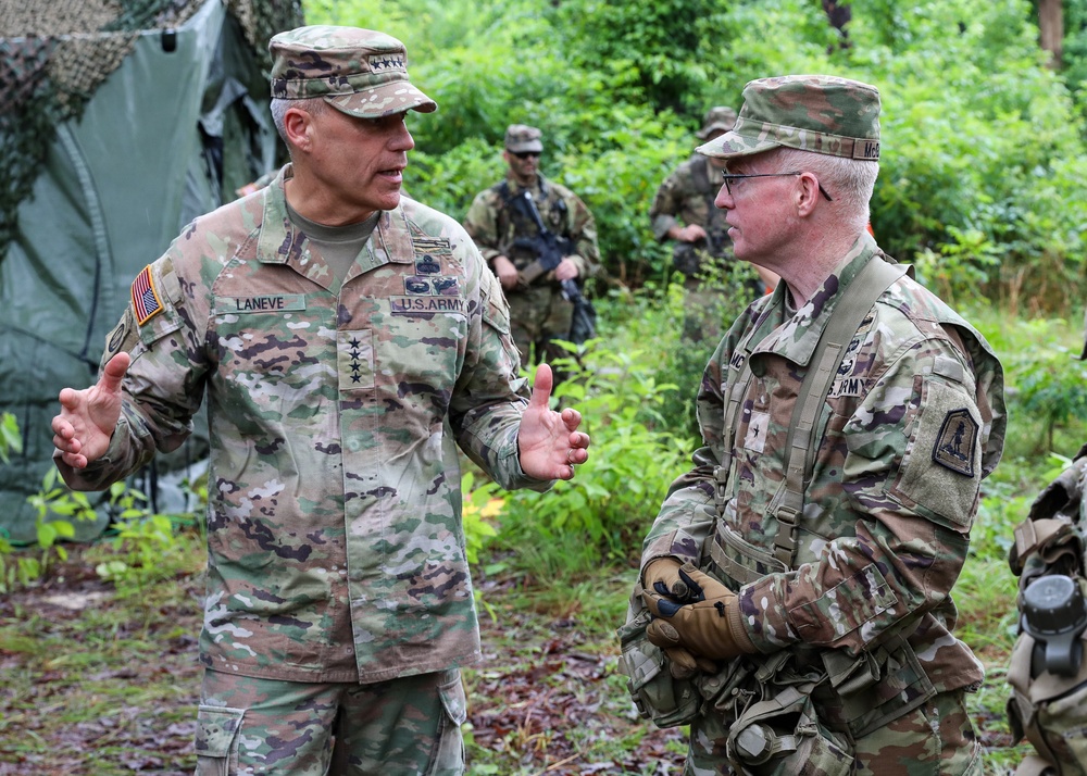 Senior Army leaders visit Normandy Brigade at JRTC