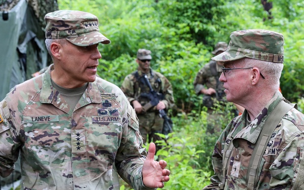 Senior Army leaders visit Normandy Brigade at JRTC