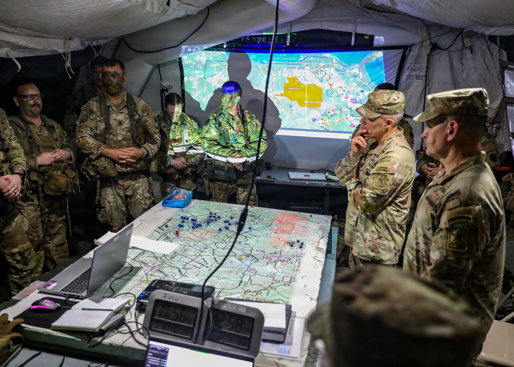 Senior Army leaders visit Normandy Brigade at JRTC