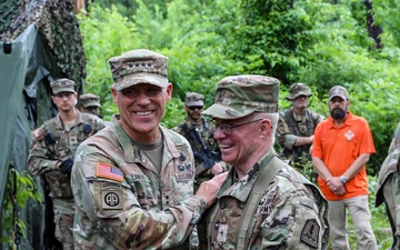 Senior Army leaders visit Normandy Brigade at JRTC