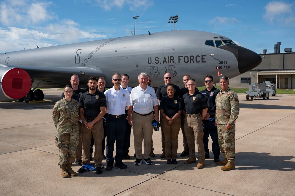 City of Moore police, fire and emergency management departments participate in 507th ARW immersion