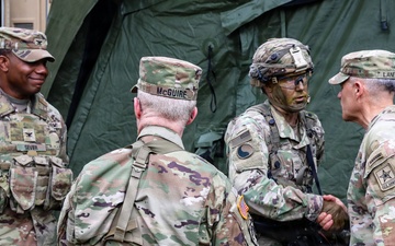 Senior Army leaders visit Normandy Brigade at JRTC