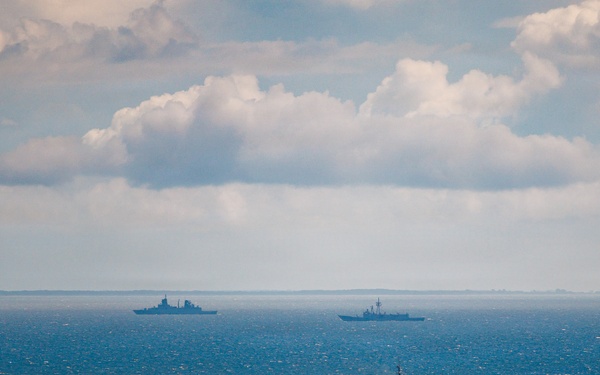 USS Mount Whitney, NATO Ship Convoy