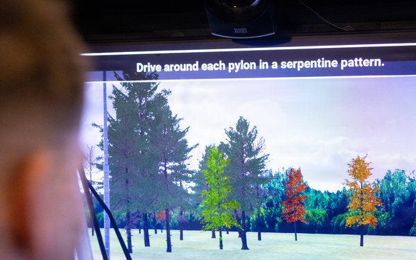 Camp Lejeune Marines Train on the New Multi-Platform Driver Simulator
