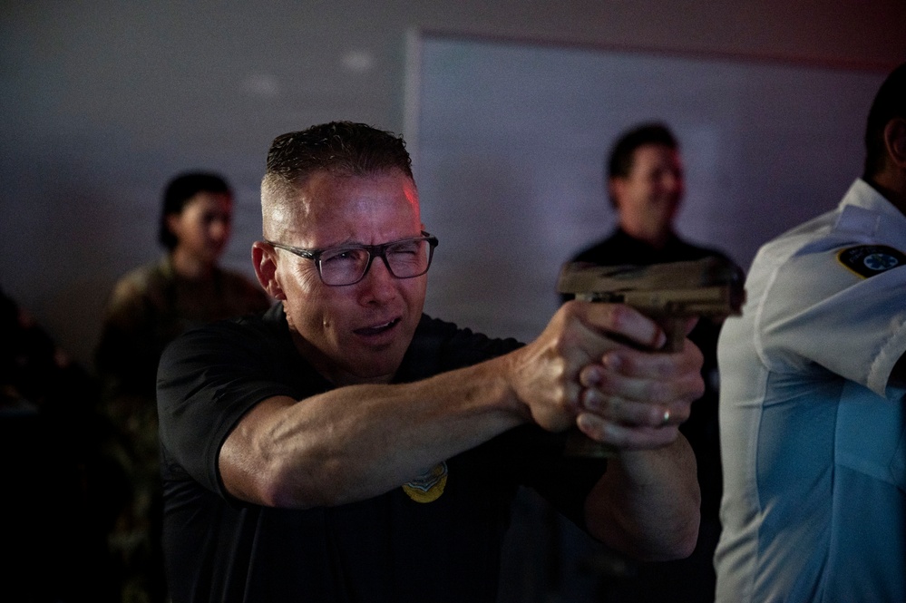 City of Moore police, fire and emergency management departments participate in 507th ARW immersion