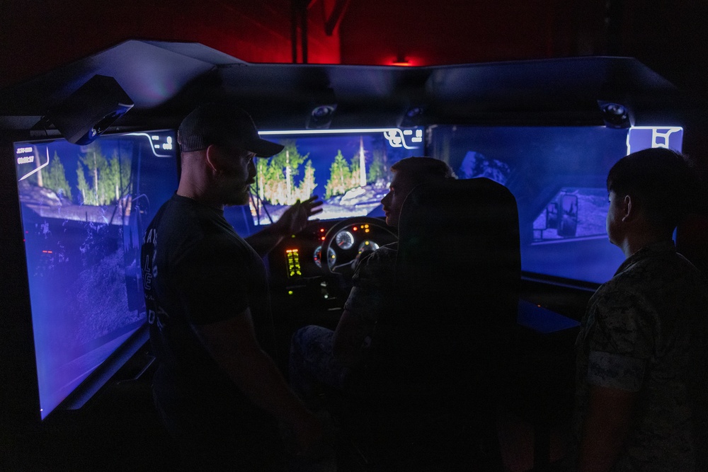 Camp Lejeune Marines Train on the New Multi-Platform Driver Simulator