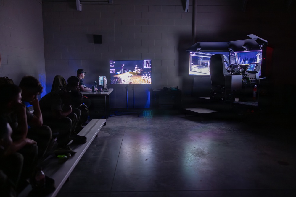 Camp Lejeune Marines Train on the New Multi-Platform Driver Simulator