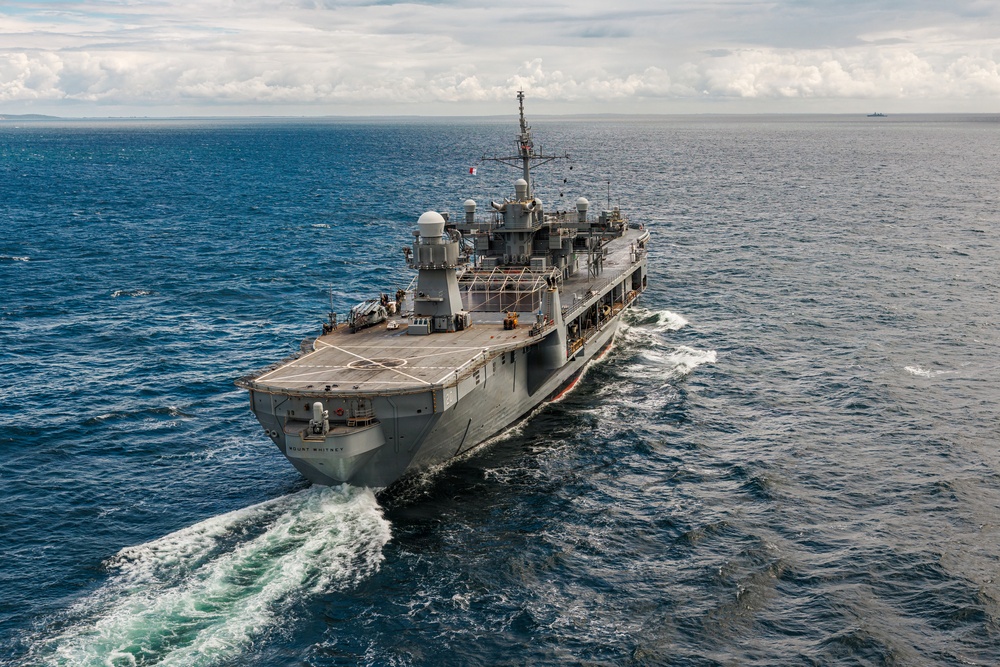 USS Mount Whitney, NATO Ship Convoy