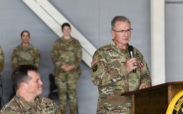 59th Aviation Troop Command hosts retirement ceremony for Lt. Col. Douglas M. Leslie