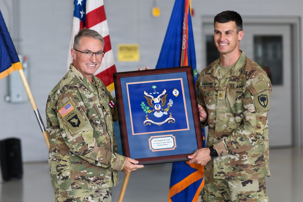 59th Aviation Troop Command hosts retirement ceremony for Lt. Col. Douglas M. Leslie
