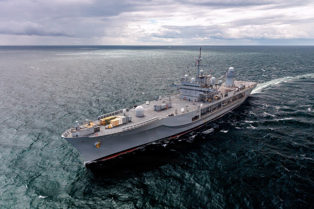 USS Mount Whitney, NATO Ship Convoy