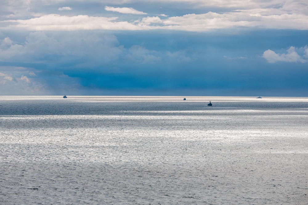USS Mount Whitney, NATO Ship Convoy
