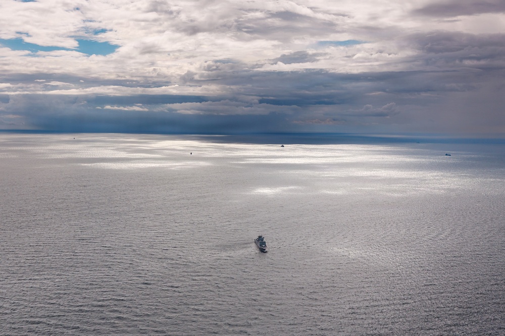 USS Mount Whitney, NATO Ship Convoy