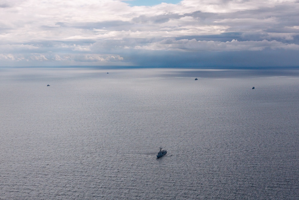 USS Mount Whitney, NATO Ship Convoy