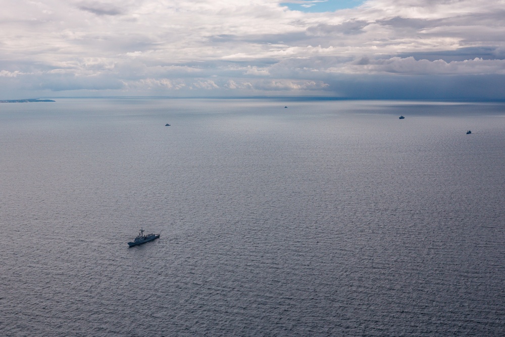 USS Mount Whitney, NATO Ship Convoy