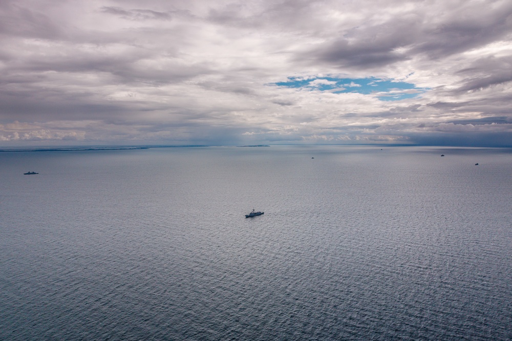 USS Mount Whitney, NATO Ship Convoy