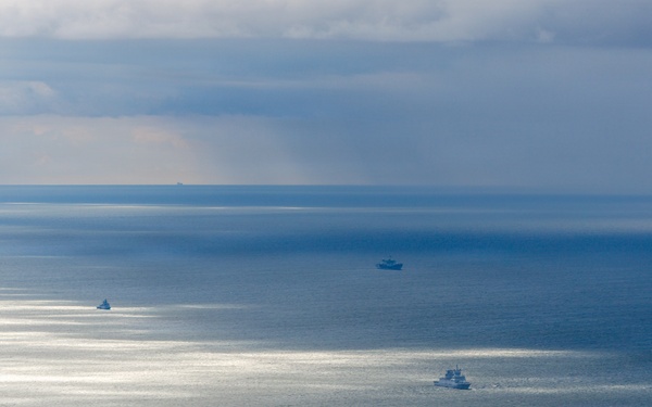 USS Mount Whitney, NATO Ship Convoy