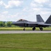 Virginia Air National Guard F-22 Raptors Train Alongside Finnish F-35s at Ebbing ANGB