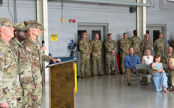 2-151st Security Support Aviation Battalion conducts change of command ceremony