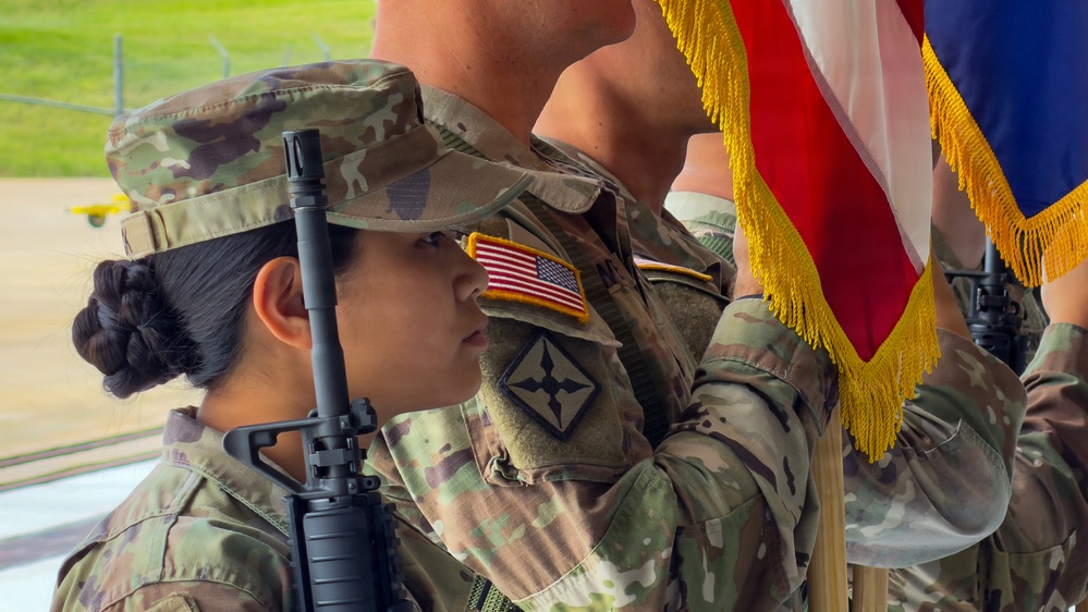 2-151st Security Support Aviation Battalion conducts change of command ceremony