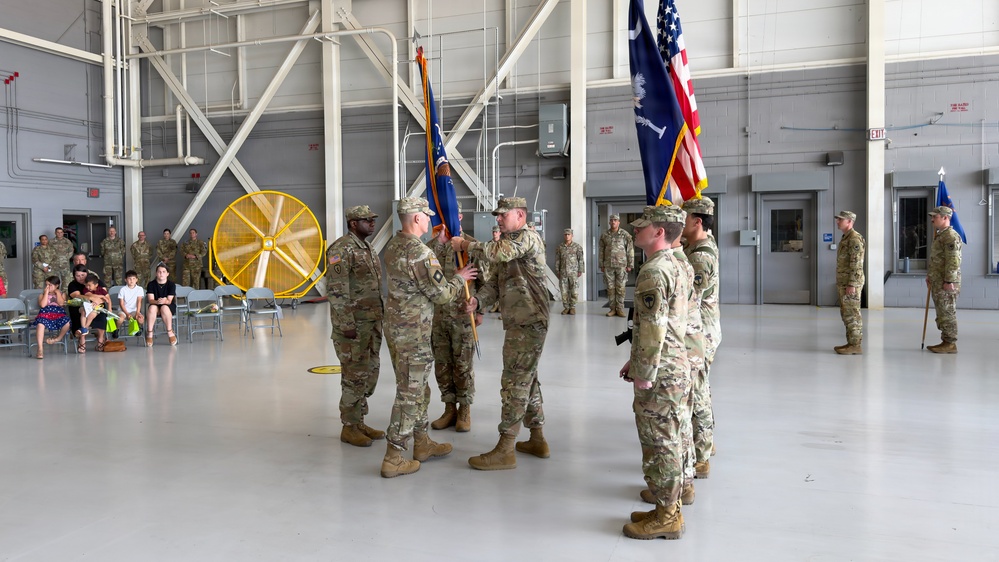 2-151st Security Support Aviation Battalion conducts change of command ceremony